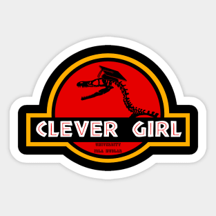 Clever Girl Sticker